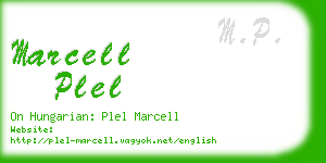 marcell plel business card